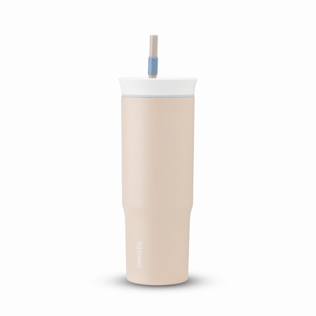 Owala 24oz Tumbler Water Bottles Beige | VXIDGY286